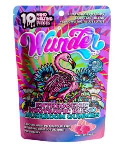 Wunder | Pink Lemonade Mushroom Gummies with Blue Lotus