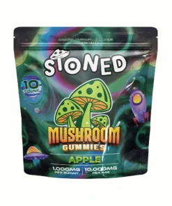 Stoned Mushroom Gummies Apple
