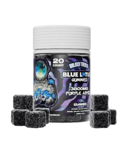 Galaxy Treats Blue Lotus Gummies with HHC