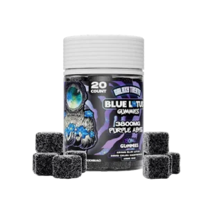 Galaxy Treats Blue Lotus Gummies with HHC