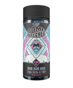 Dome Wrecker – Sour Blue Razz D9 gummies